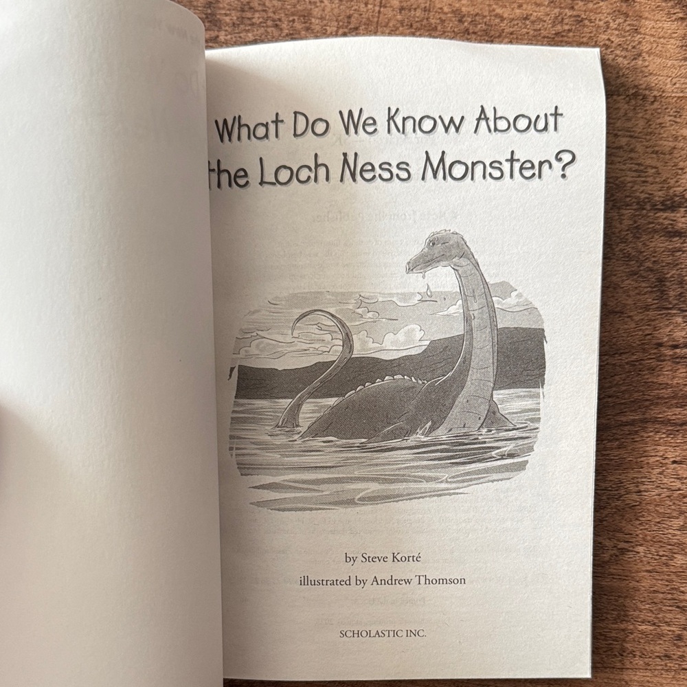 Loch Ness Monster Book for Reptile Enthusiasts - Picture 4 of 4